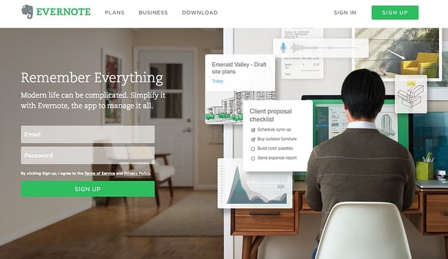Website call-to-action