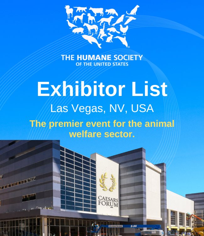 Humane Society Animal Care Expo Exhibitor List