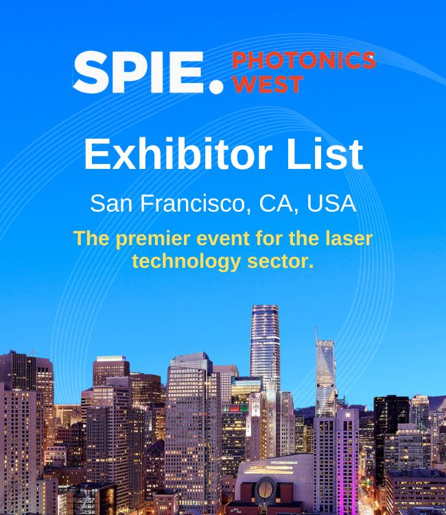 SPIE Photonics West Exhibitor List